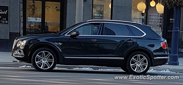 Bentley Bentayga spotted in Toronto, Canada