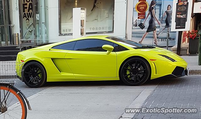 Lamborghini Gallardo spotted in Toronto, Canada