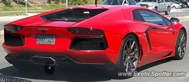 Lamborghini Aventador spotted in Ottawa, Canada