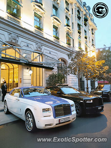 Rolls-Royce Phantom spotted in Paris, France