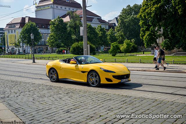 Ferrari Portofino spotted in Dresden, Germany