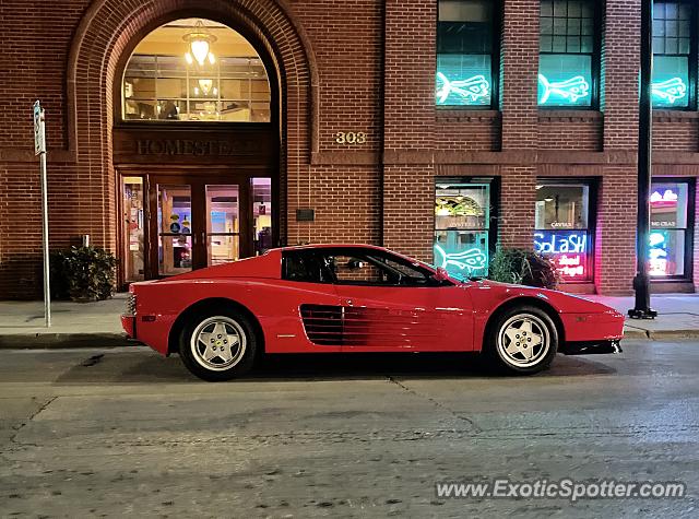 Ferrari Testarossa spotted in Des Moines, Iowa