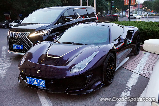 Ferrari 488 GTB spotted in Tianjin, China