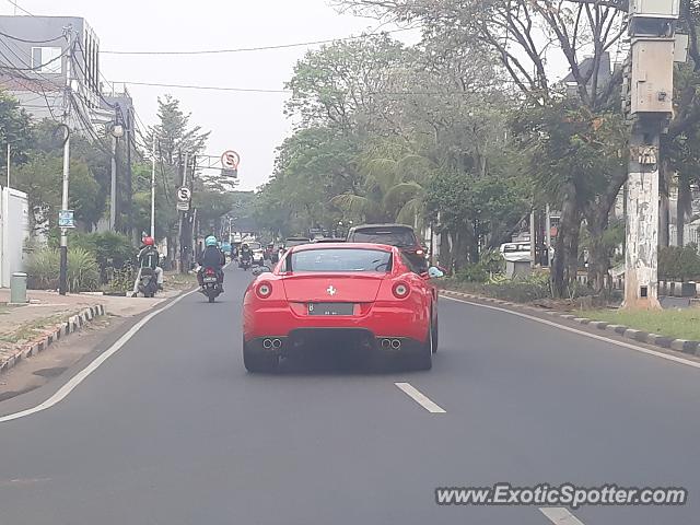 Ferrari 599GTB spotted in Jakarta, Indonesia
