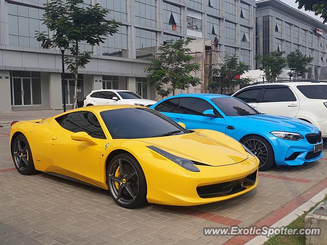 Ferrari 458 Italia spotted in Jakarta, Indonesia