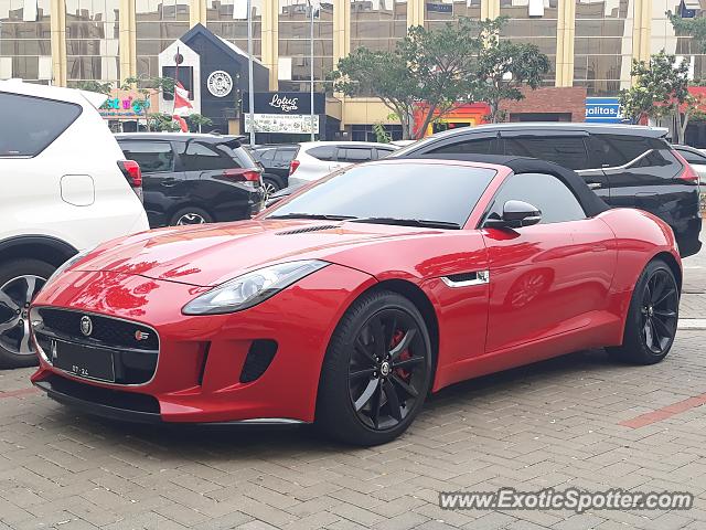 Jaguar F-Type spotted in Jakarta, Indonesia