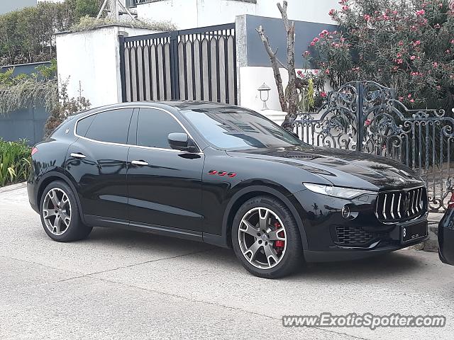 Maserati Levante spotted in Jakarta, Indonesia