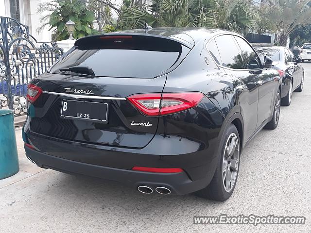 Maserati Levante spotted in Jakarta, Indonesia