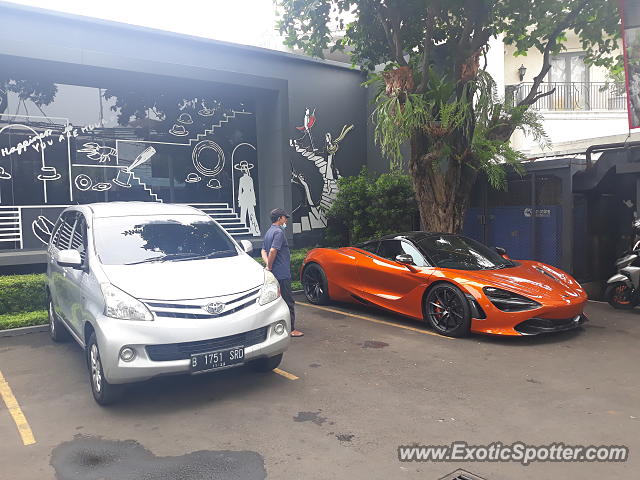 Mclaren 720S spotted in Jakarta, Indonesia