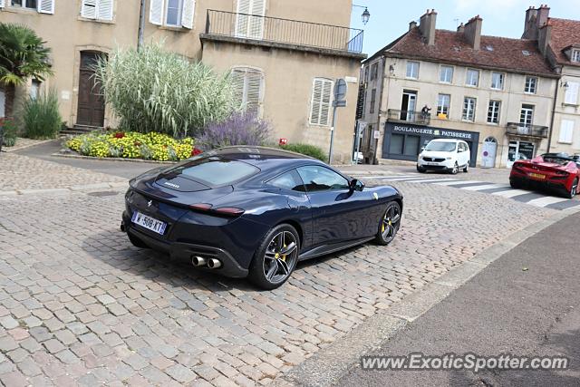 Ferrari Roma spotted in Semur, France