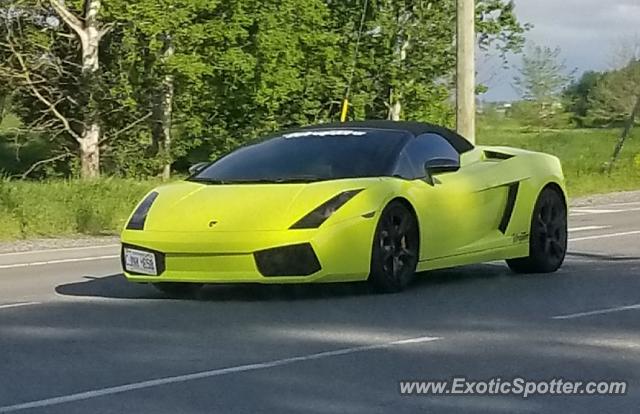 Lamborghini Gallardo spotted in Ottawa, Canada