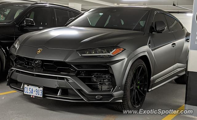 Lamborghini Urus spotted in Toronto, Canada