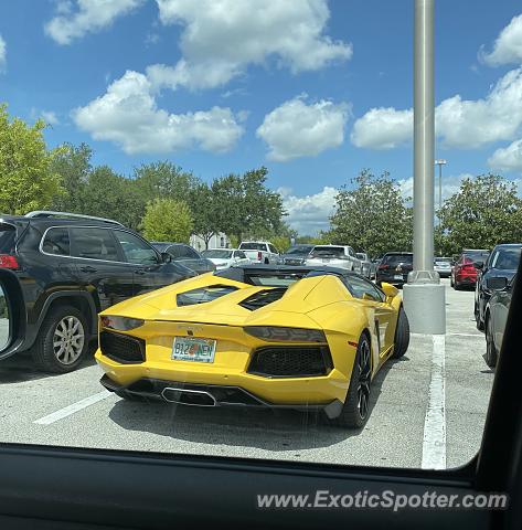 Lamborghini Aventador spotted in Orlando, Florida