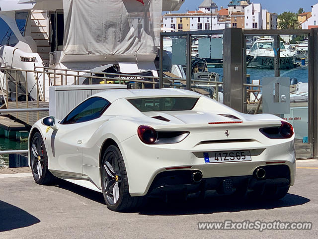 Ferrari 488 GTB spotted in Vilamoura, Portugal