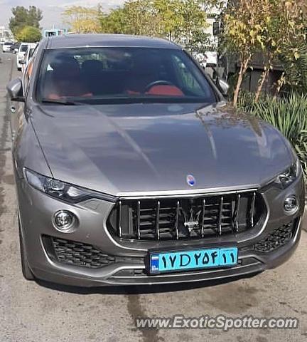 Maserati Levante spotted in Tehran, Iran