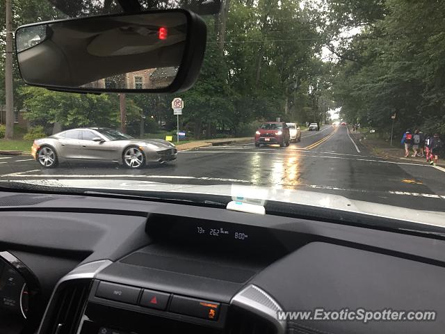 Fisker Karma spotted in Bethesda, Maryland