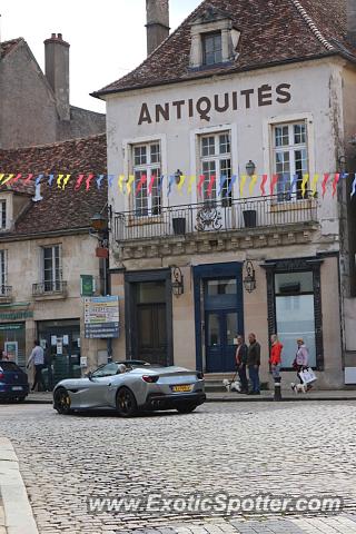 Ferrari Portofino spotted in Semur en Auxois, France