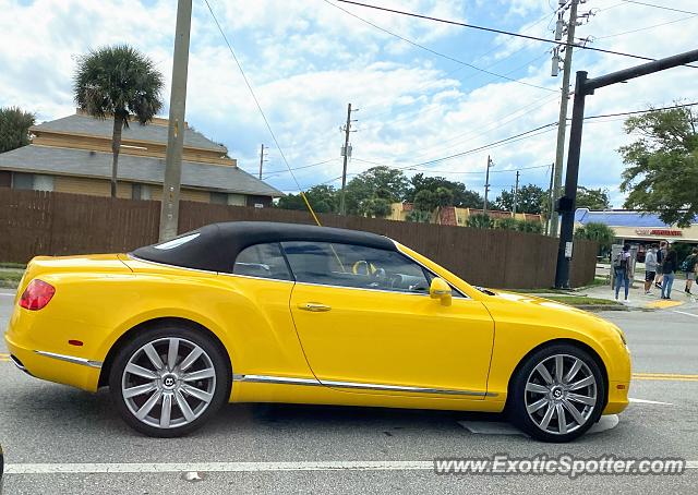 Bentley Continental spotted in Jacksonville, Florida