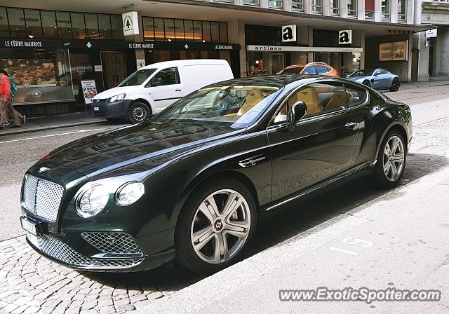 Bentley Continental spotted in Zürich, Switzerland