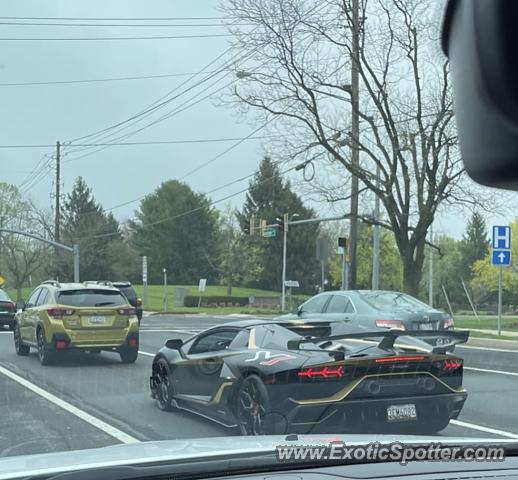 Lamborghini Aventador spotted in Olney, Maryland