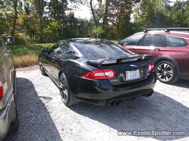 Jaguar XKR-S spotted in Mills River, North Carolina