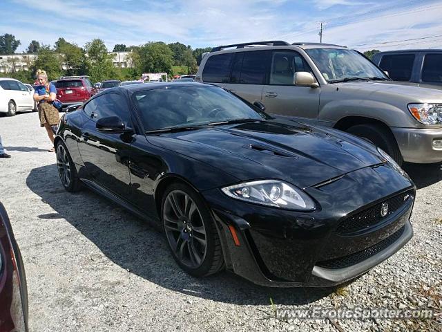Jaguar XKR-S spotted in Mills River, North Carolina