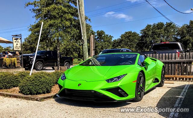 Lamborghini Huracan spotted in Wrightsville, North Carolina