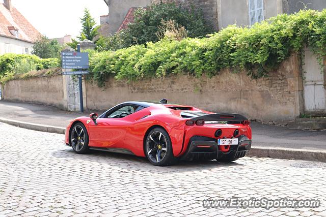 Ferrari SF90 Stradale spotted in Avallon, France