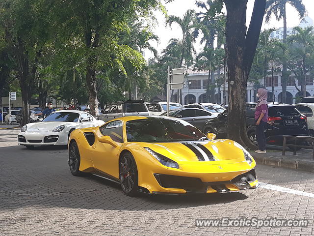 Ferrari 488 GTB spotted in Jakarta, Indonesia