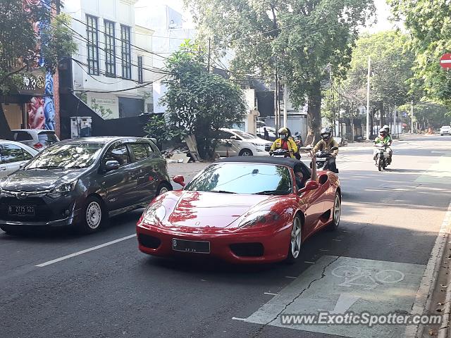 Ferrari 360 Modena spotted in Jakarta, Indonesia
