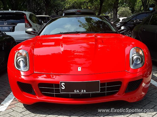 Ferrari 599GTB spotted in Jakarta, Indonesia