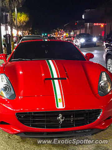 Ferrari California spotted in Tampa, Florida
