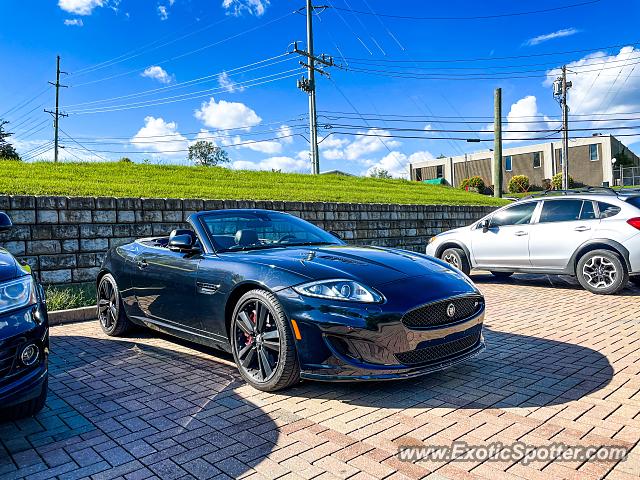 Jaguar XKR spotted in Bloomington, Indiana
