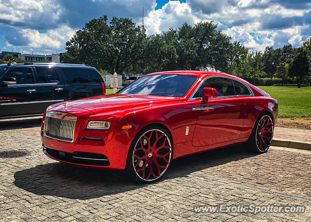 Rolls-Royce Wraith spotted in Jacksonville, Florida