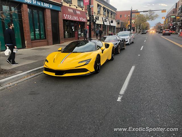 Ferrari SF90 Stradale spotted in Calgary, Canada