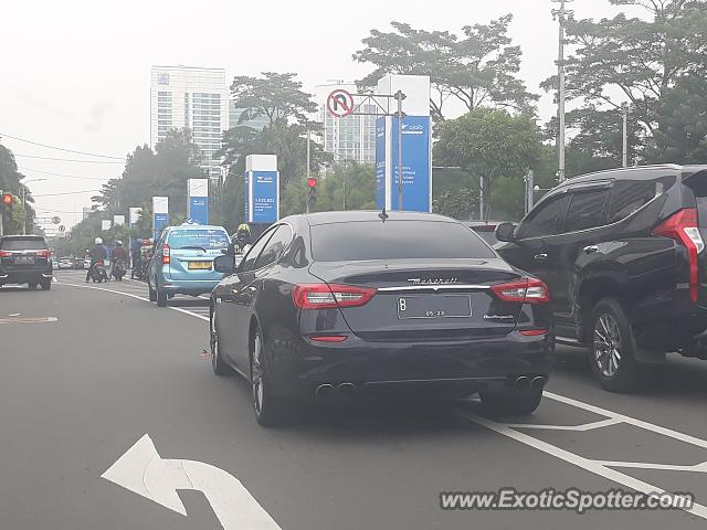 Maserati Quattroporte spotted in Jakarta, Indonesia
