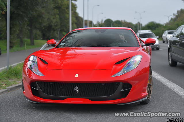 Ferrari 812 Superfast spotted in Warsaw, Poland