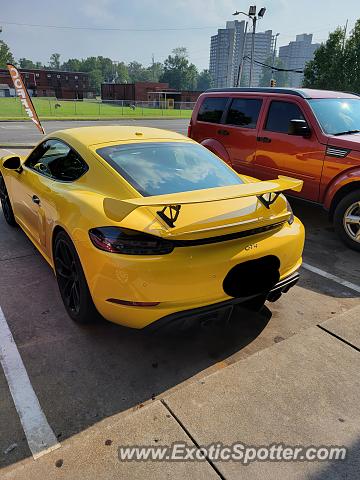 Porsche Cayman GT4 spotted in Carbondale, Illinois