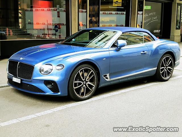 Bentley Continental spotted in Zurich, Switzerland