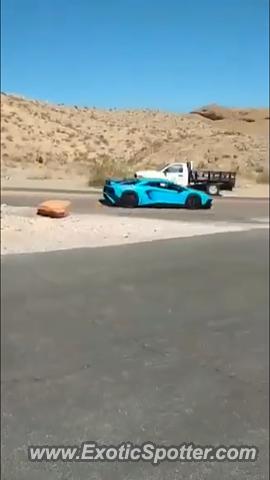 Lamborghini Aventador spotted in Unknown, Nevada