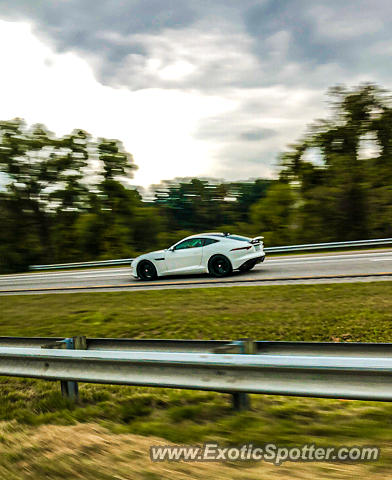 Jaguar F-Type spotted in I-26, North Carolina