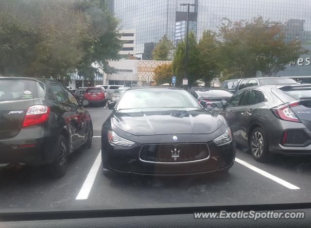 Maserati Ghibli spotted in Atlanta, Georgia