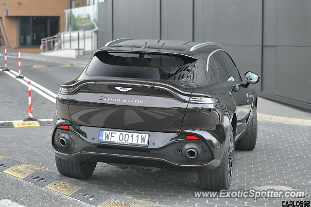 Aston Martin DBX spotted in Warsaw, Poland