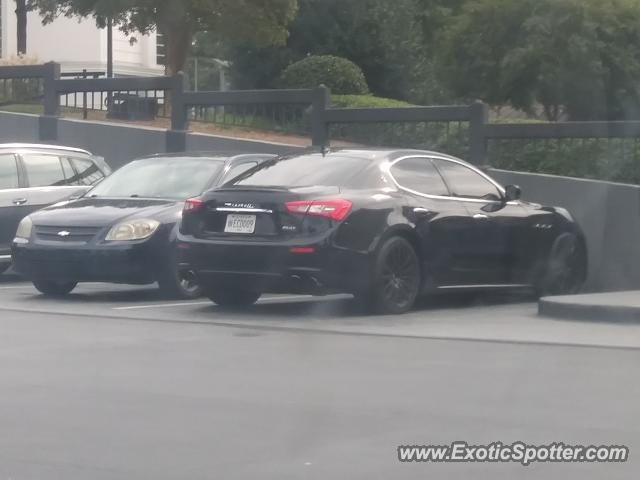 Maserati Ghibli spotted in Atlanta, Georgia