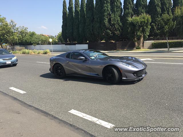 Ferrari 812 Superfast spotted in Walnut, California