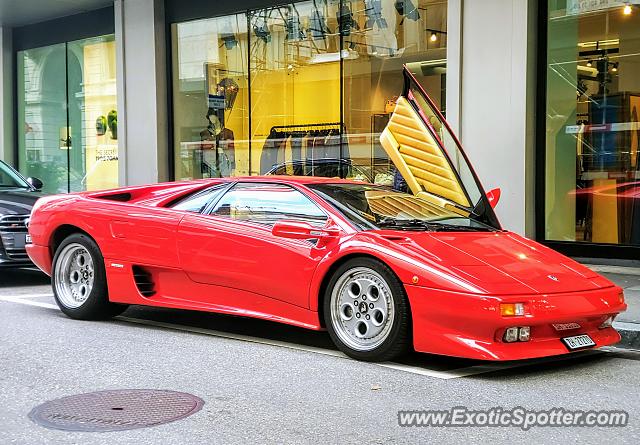 Lamborghini Diablo spotted in Zurich, Switzerland