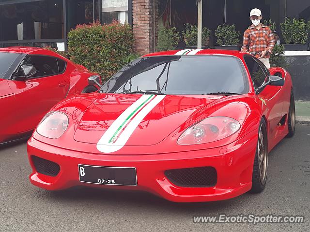 Ferrari 360 Modena spotted in Tangerang, Indonesia