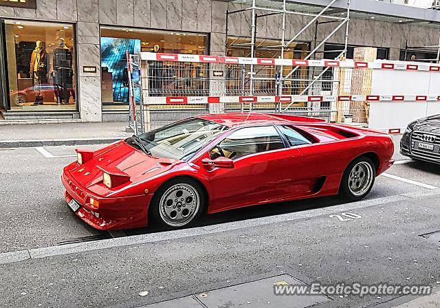 Lamborghini Diablo spotted in Zurich, Switzerland