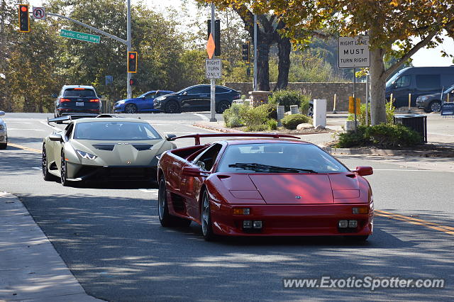 Lamborghini Diablo spotted in Malibu, California