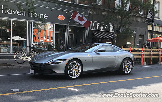 Ferrari Roma spotted in Toronto, Canada